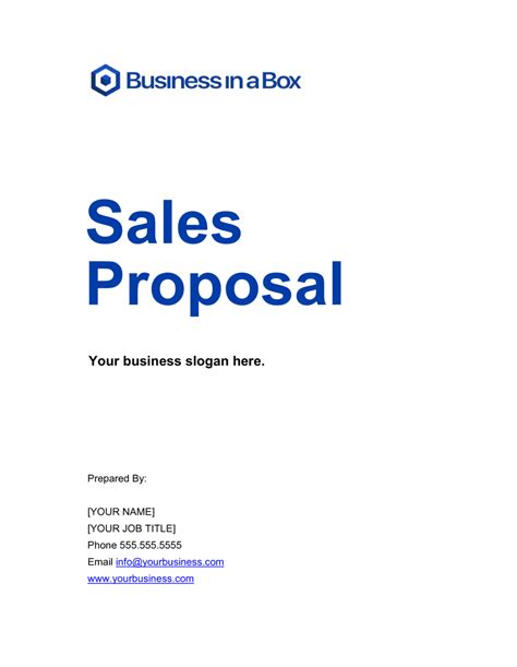 Free Sales Proposal Template This Proven Proposal Template Won Over $38,000,000 Of Business For ...