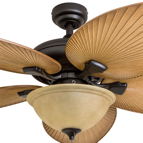 Leaf Ceiling Fan With Light | mingoton