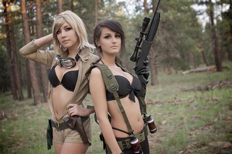 Fondos de pantalla : mujer, Cosplay, arma, escote, Metal Gear Solid ...