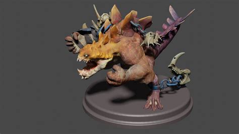 STL file Primal Beast Printable from Dota2・3D printer model to download・Cults