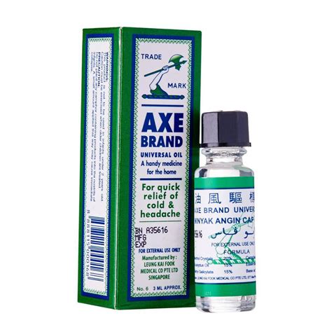 Axe Brand Medicated Oil No6 3Ml 1S | Big Pharmacy