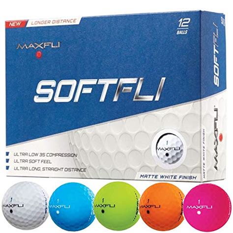 Maxfli SoftFli Low Compression Matte Finish Golf Balls