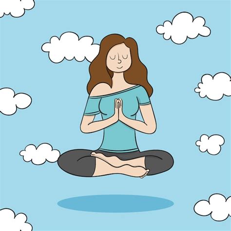 Free Vector | Meditation concept illustration