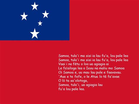 Samoan for Kids: Samoa & American Samoa National Anthem