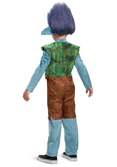 Boy's Trolls World Tour Deluxe Branch Costume