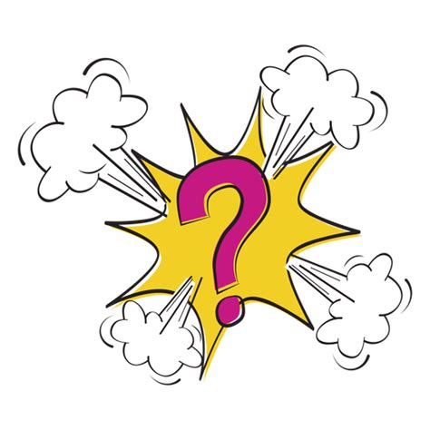 Cartoon question mark clipart transparent png hd hand drawn cartoon ...