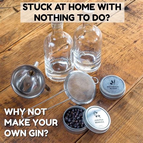 The homemade gin kit contains everything you need to transform a ...