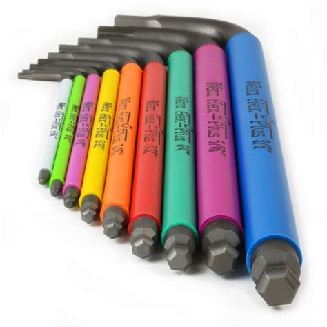 Wera 9 Piece SAE Multicolour Hex Key Set