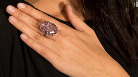 Rare 'Pink Star' diamond sells for record $71.2 million at Hong Kong auction