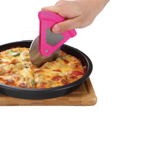 Pizza Cutter, Newness Mini Pizza Cutter and Wheel with Plastic Handle, Handheld Pizza Cutter ...