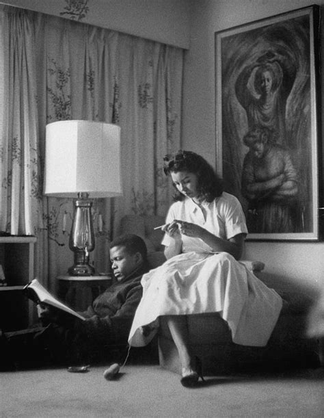 Sidney Poitier & Family by Gordon Parks