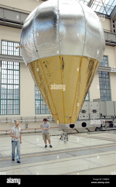 Heissdampfaerostat - A balloon operated with superheated steam Stock ...