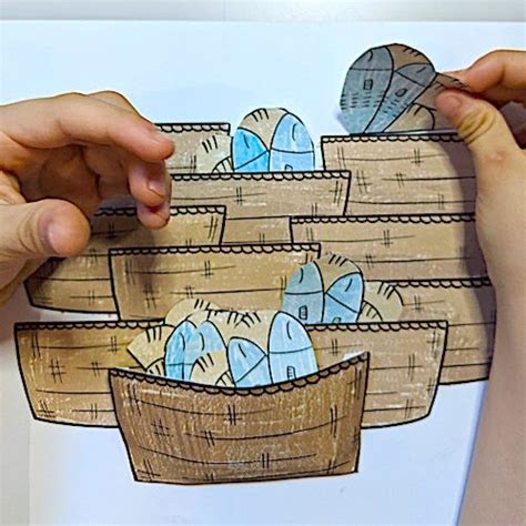 Jesus Feeds 5000 – Easy Bible Crafts for kids