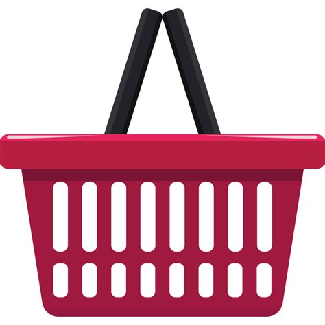 red shopping basket market 24091974 PNG