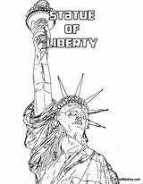 Statue Of Liberty Coloring Page Adults Pages sketch template