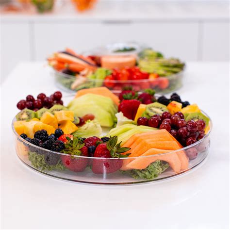 Acrylic 15" Round Tray With Handles – Clear Home Decor