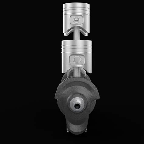 3d model crankshaft animation