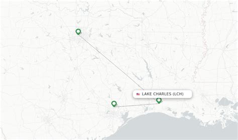 Direct (non-stop) flights from Lake Charles Rgnl (LCH) - FlightsFrom.com