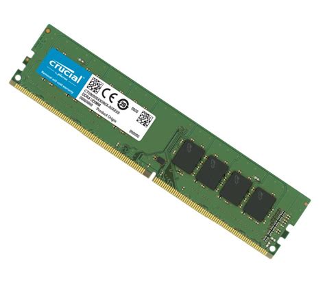 Crucial 8GB (1x8GB) DDR4 UDIMM 3200MHz CL22 Single Ranked x16 Single Stick Desktop PC Memory RAM ...