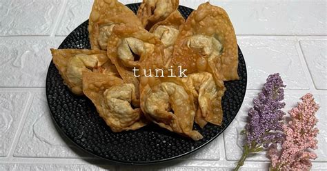 Resep Pangsit Isi Ayam oleh tunik 🍀 - Cookpad