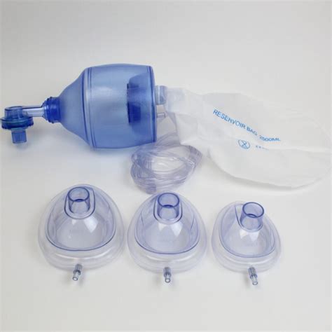 Proact BVM (Bag Valve Mask) Resuscitator Set. Adult 1500ml Bag ...