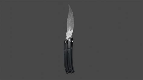 STL file Valorant Black.Market Butterfly Knife・3D printing template to ...