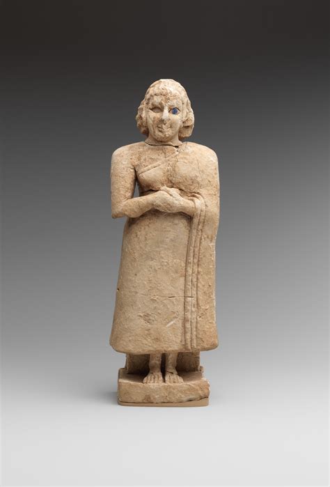 Standing female worshiper | Sumerian | Early Dynastic IIIa | The Metropolitan Museum of Art