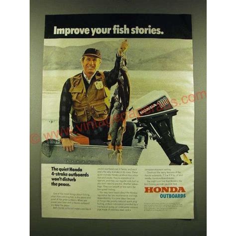 1978 Honda 100 Outboard Motor Ad - Improve your fish stories on eBid United States | 164932953