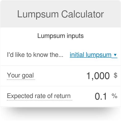 Lump sum tax calculator - CallanReeve