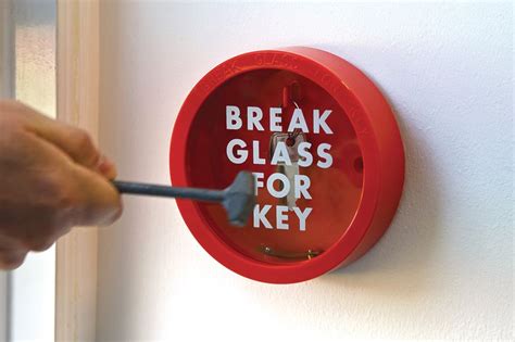 Circular Break Glass Key Box Holder | Seton UK