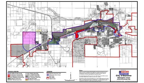 City of Barstow Zoning Map - Barstow CA USA • mappery