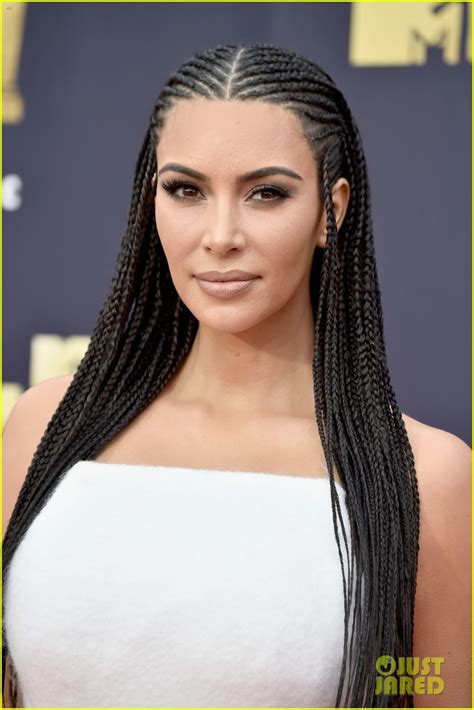 Kim Kardashian Braids Her Hair for MTV Movie & TV Awards 2018: Photo 4102952 | 2018 MTV Movie ...