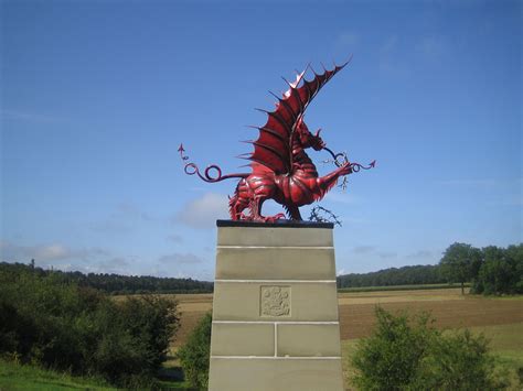 Welsh Dragon memorial at Mametz Wood