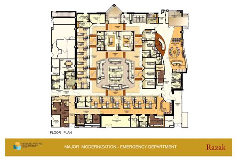 Emergency Department Floor Plan