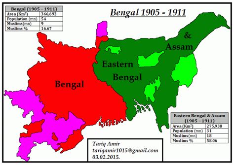 Partition of Bengal (1905) ~ Detailed Information | Photos | Videos