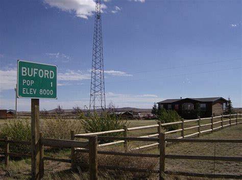 Buford, Wyoming: Population 1 – Buford, Wyoming - Atlas Obscura