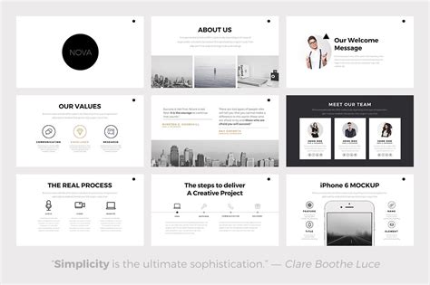 Nova Minimal PowerPoint Template