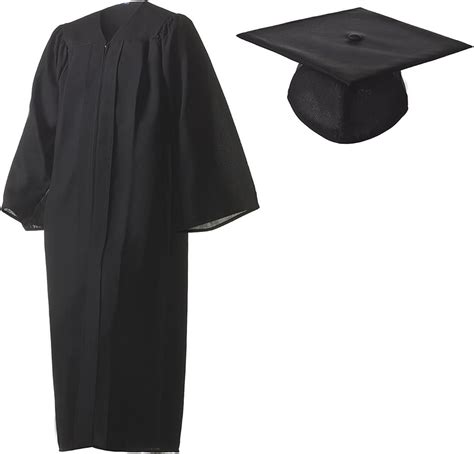 GraduationMall Matte Graduation Academic Gown Cap Tassel Set 2023 For ...