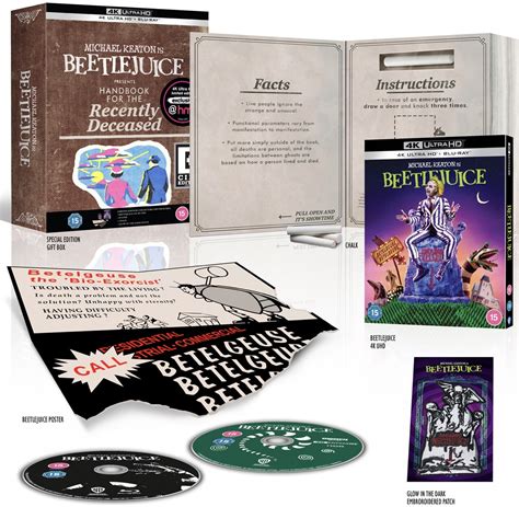 Beetlejuice 4K Blu-ray Release Date August 31, 2020 (HMV Exclusive ...