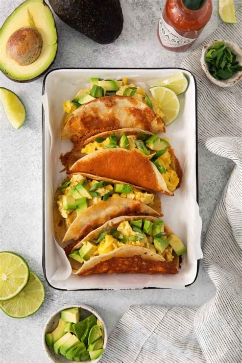 Breakfast Tacos (Crispy Cheese!) - Meaningful Eats