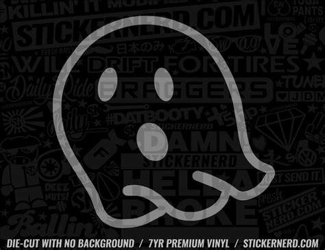 Ghost Emoji Sticker – StickerNerd.com