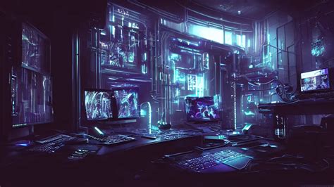 a cyberpunk overpowered computer. Overclocking, | Stable Diffusion