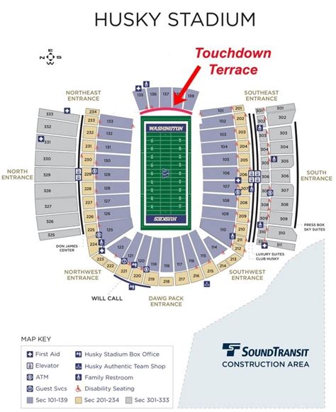 The Awesome husky stadium seating chart