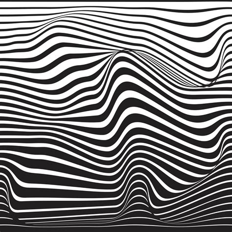 Monochrome abstract contour Black and white Lines 17179765 Vector Art at Vecteezy