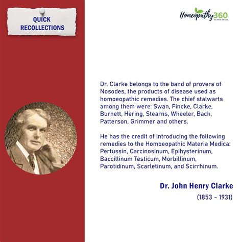 Dr. John Henry Clarke Biography and Books