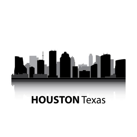 Houston Skyline Vector Free download (.eps) format - Free Vector