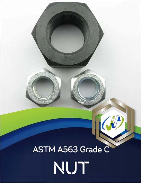 ASTM A563 Grade C Nut and SA 563 Gr C Lock/ Hex Nuts manufacturer