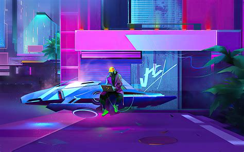 2880x1800 Cyberpunk Hacker Time Macbook Pro Retina ,HD 4k Wallpapers ...