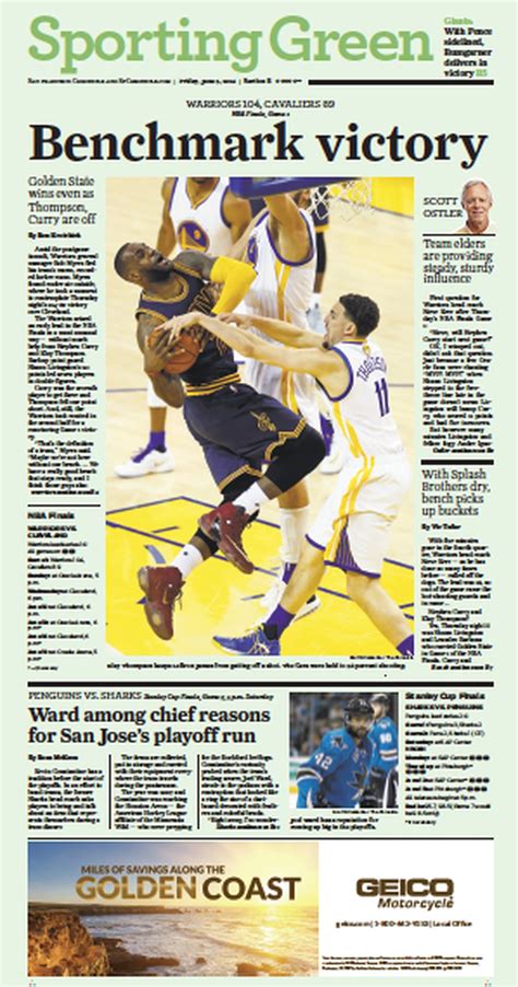 NBA Finals 2016: Newspaper front pages from The Plain Dealer and San ...