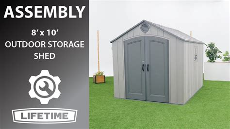 Lifetime 8' X 10' Storage Shed Lifetime Assembly Video, 53% OFF